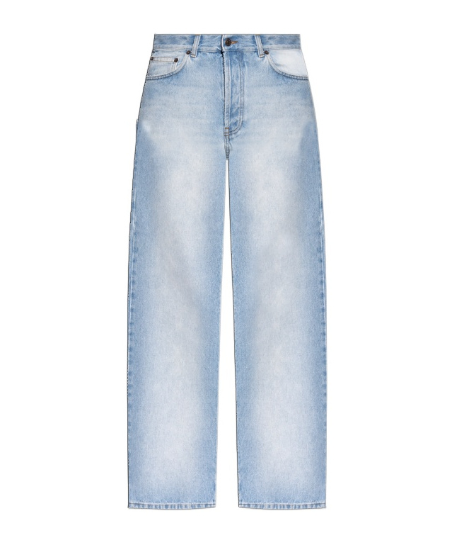 Shop Dries Van Noten Belt-loop Jeans In Blue