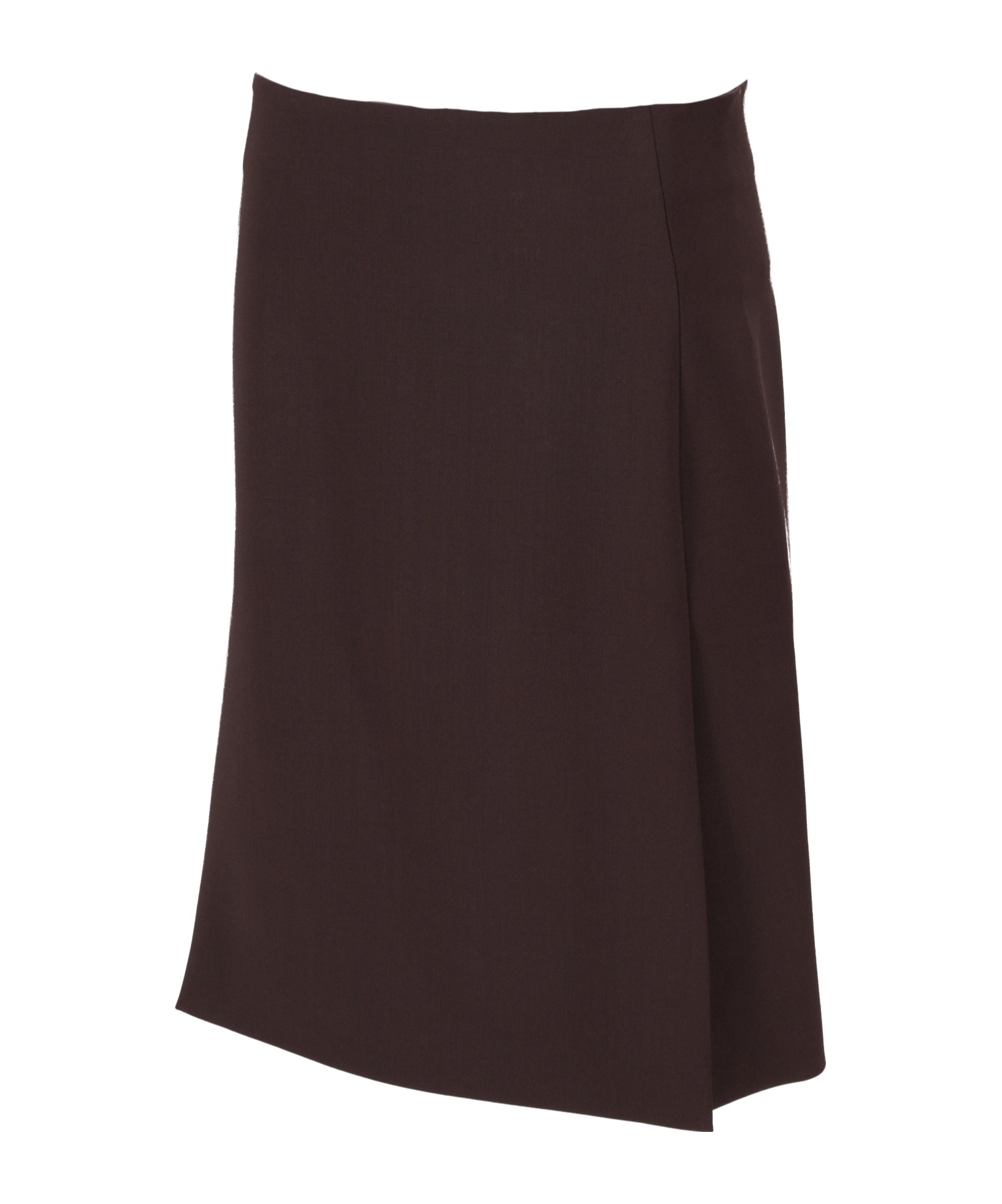 P.a.r.o.s.h Back-slit Midi Skirt In Brown