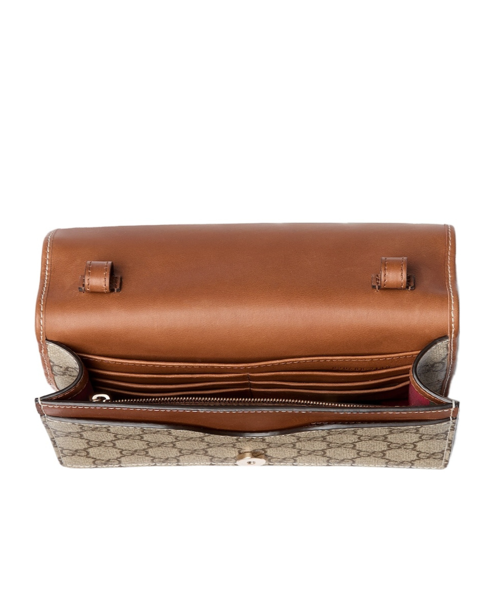 Gucci Gg Emblem Super Mini Shoulder Bag In Multi