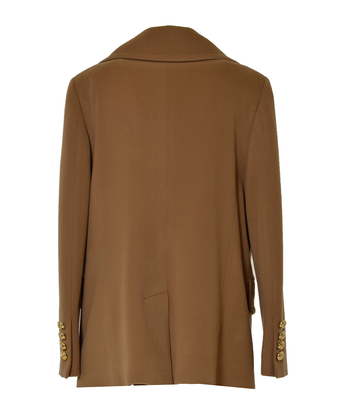 Tagliatore Camel Cashmere And Wool Blanche Coat