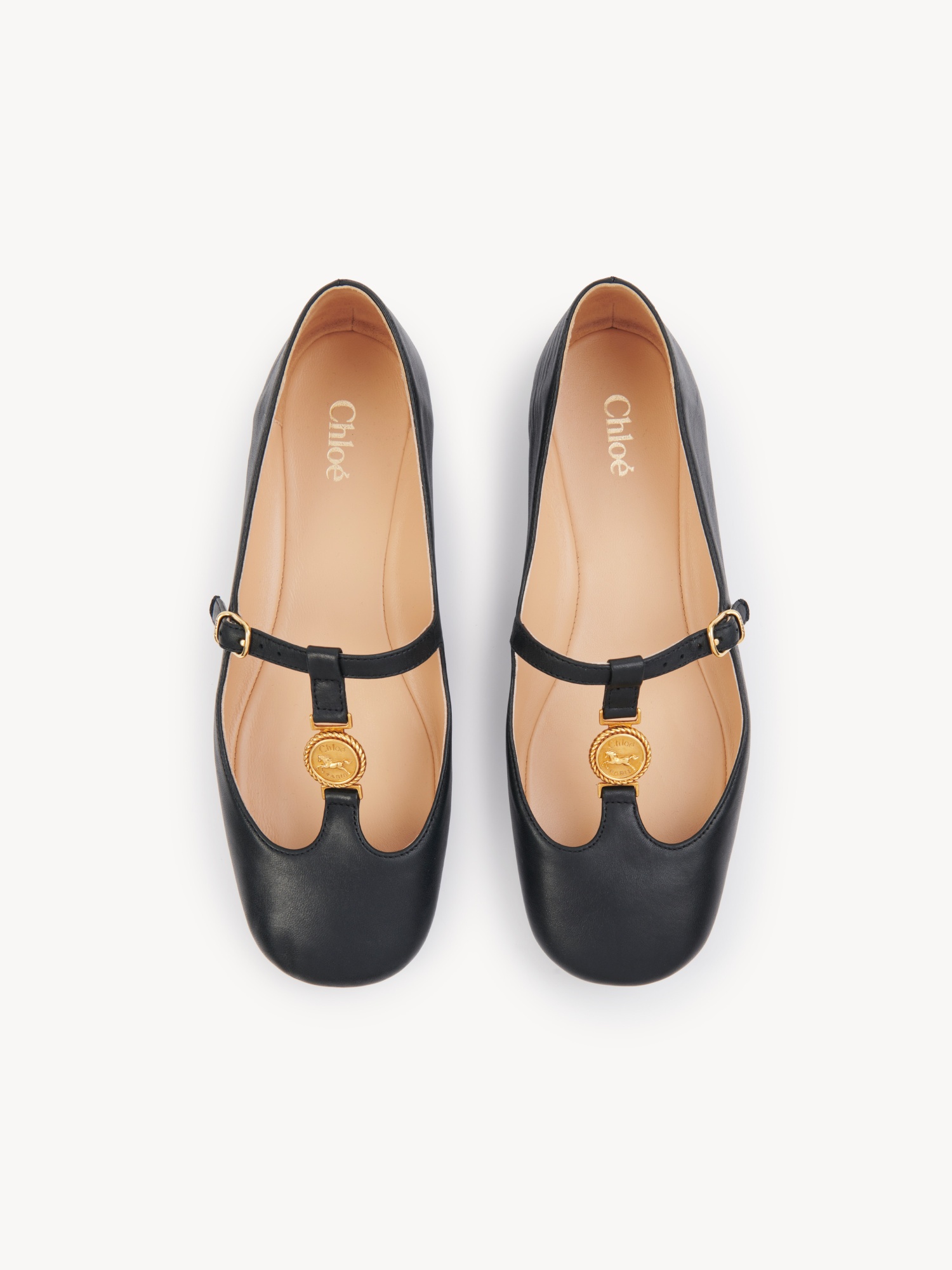 Chloé Leonore Ballet Flats In Black