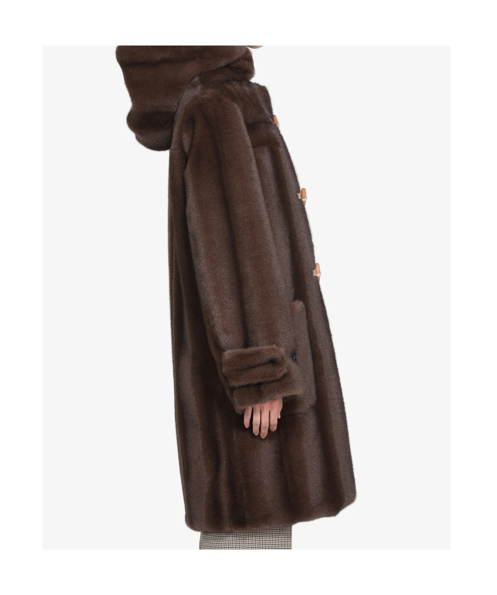 N°21 N21 Faux Fur Montgomery In Brown