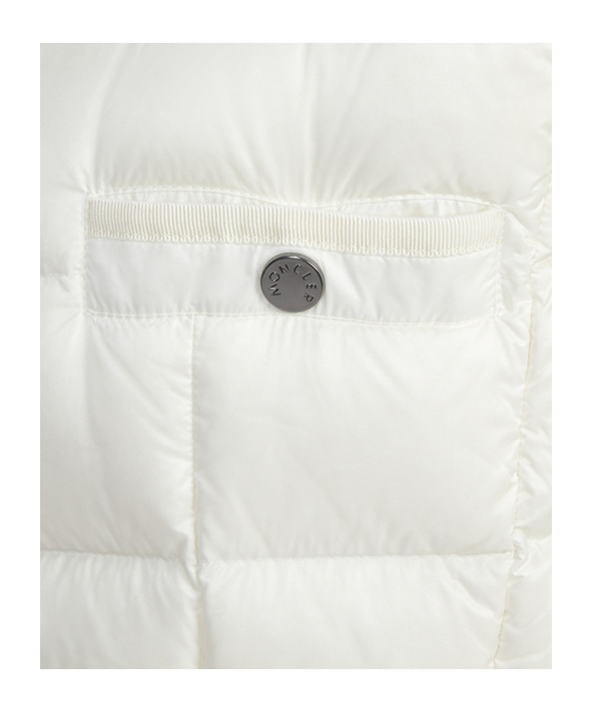 Moncler Long-sleeved Down Jacket In Black