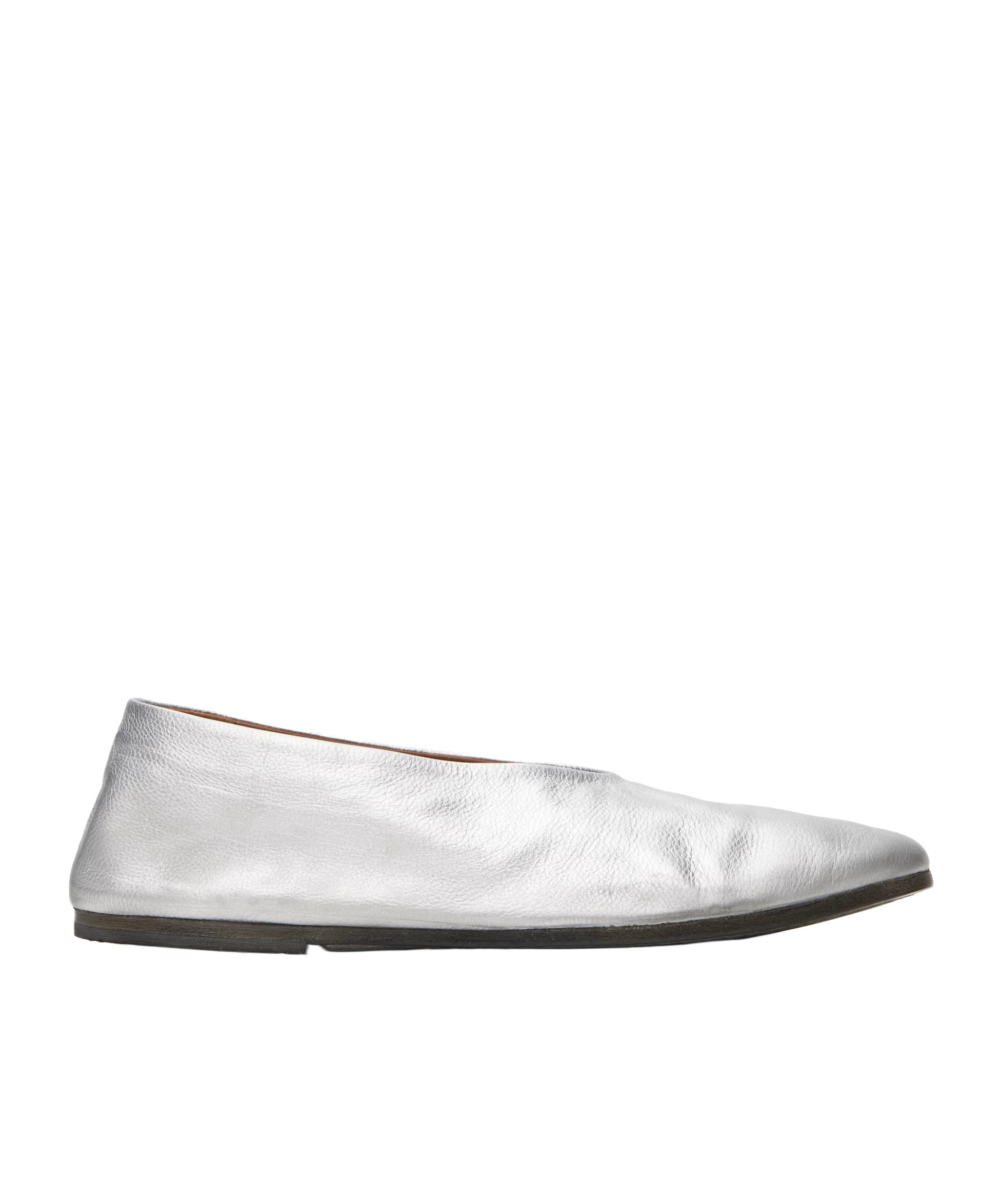 Marsèll Silver Coltellaccio Ballerina Flats In Multi