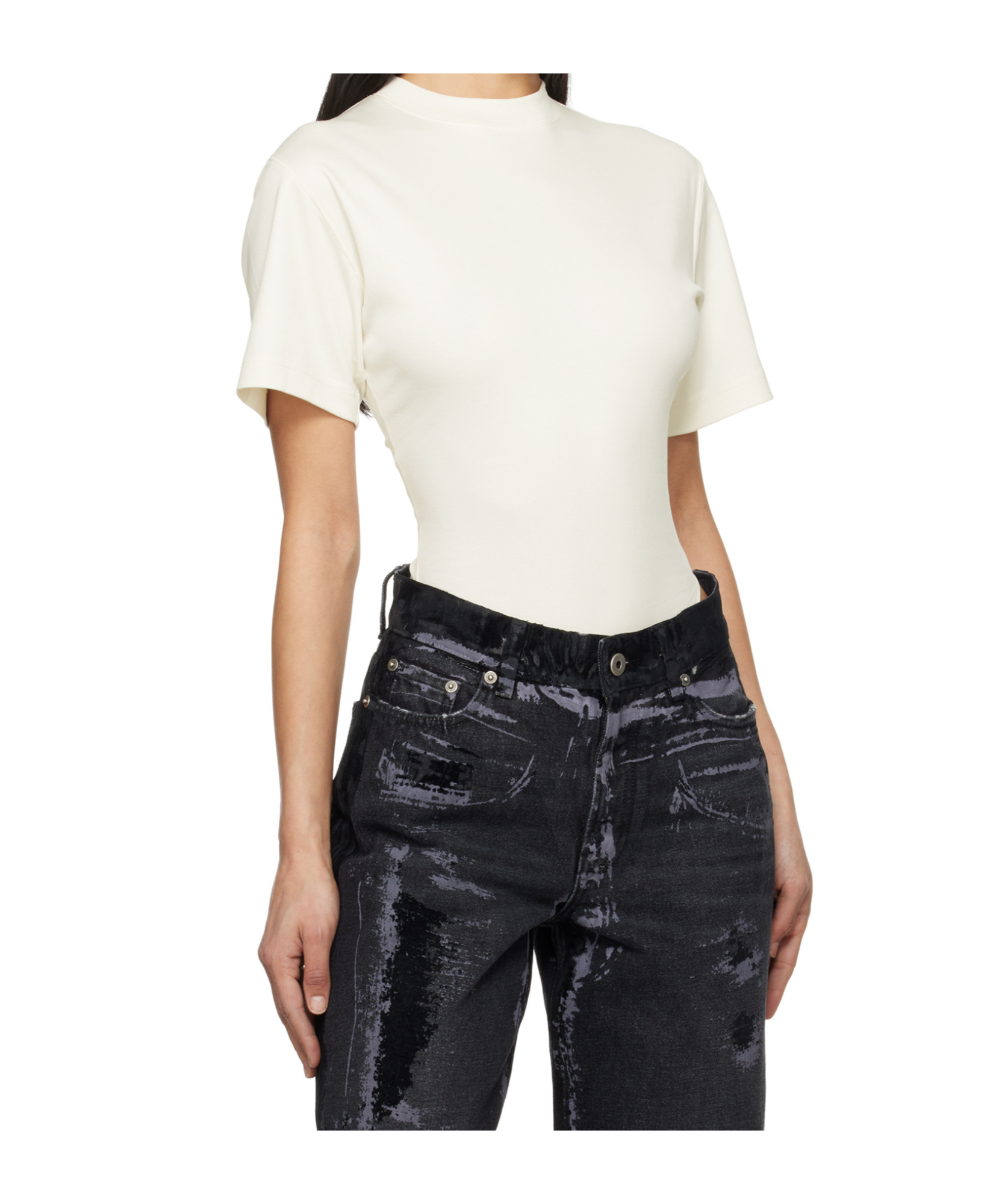Mugler Corset Open-back Bodysuit