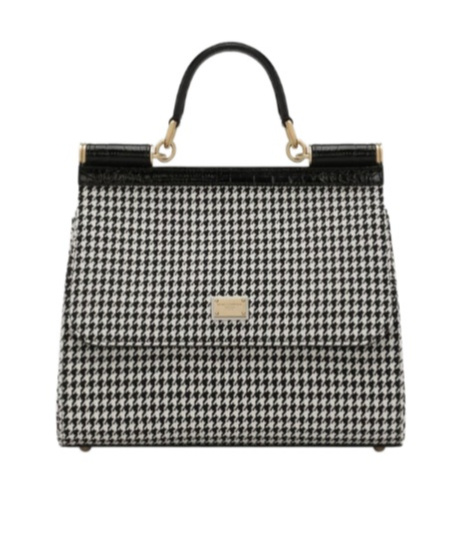 Dolce & Gabbana Sicily Handbag In Gray