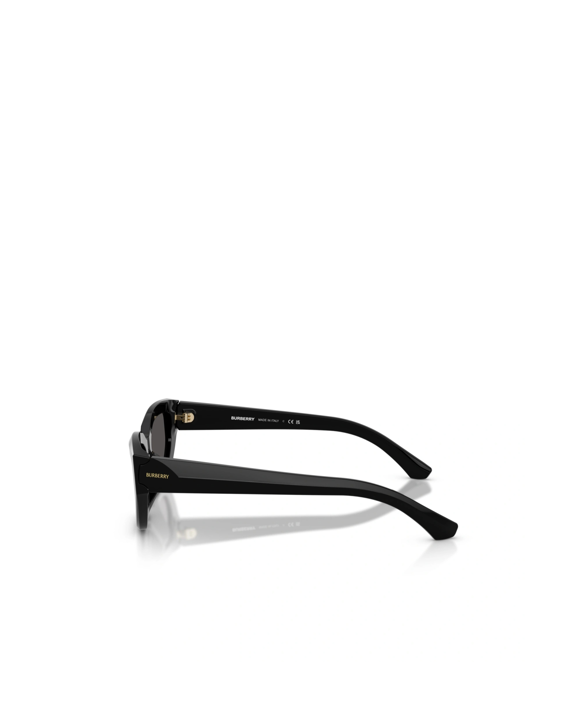 Burberry Geometric Frame Sunglasses In Black