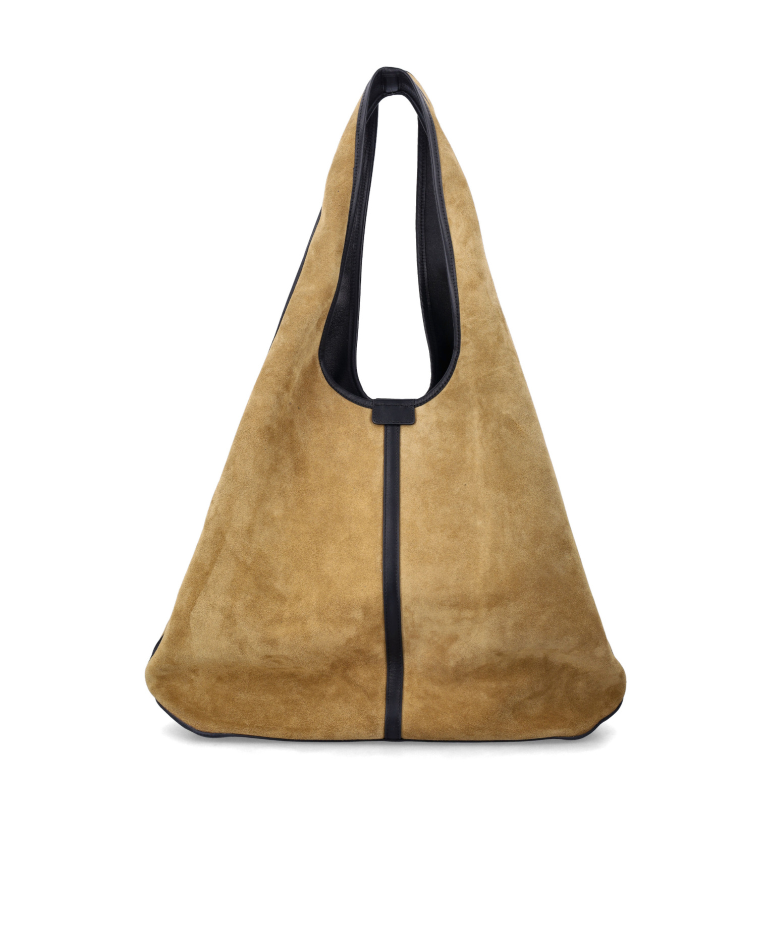 Soeur Spacious Rectangular Douce Tote With Sturdy Handles In Brown