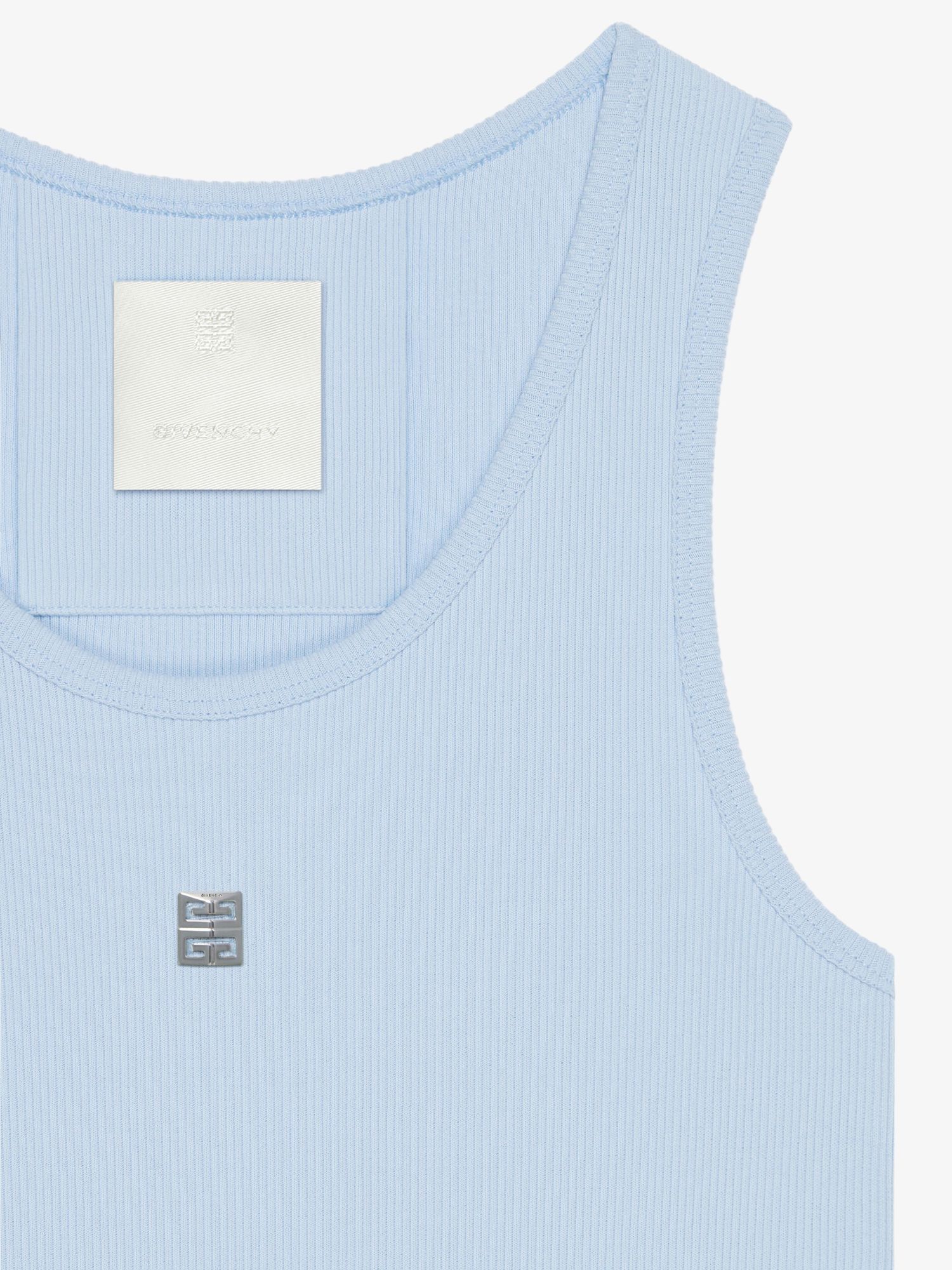 Givenchy 4g Cotton Top In Blue