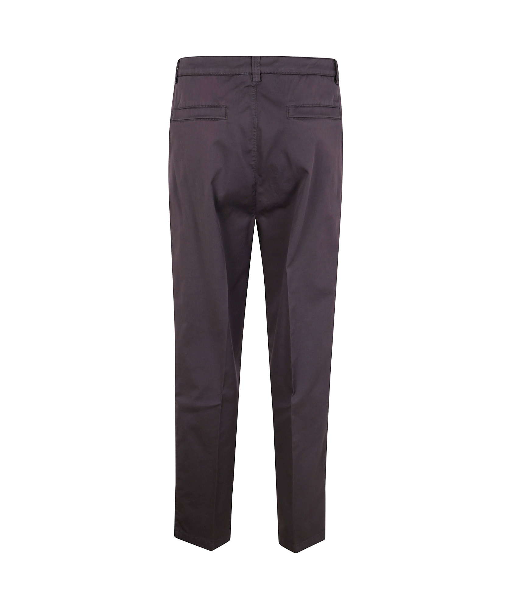 Brunello Cucinelli Dyed Fabric Trousers With Pockets In Black