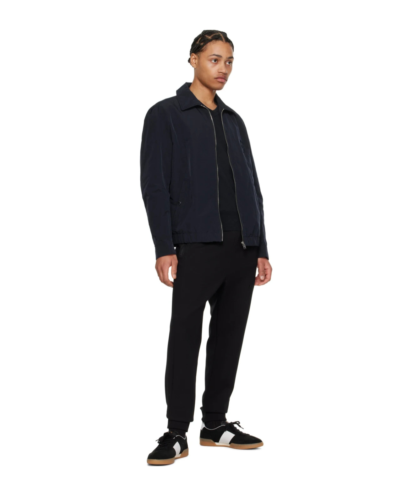 Hugo Boss Double Monogram Casual Jacket In Black