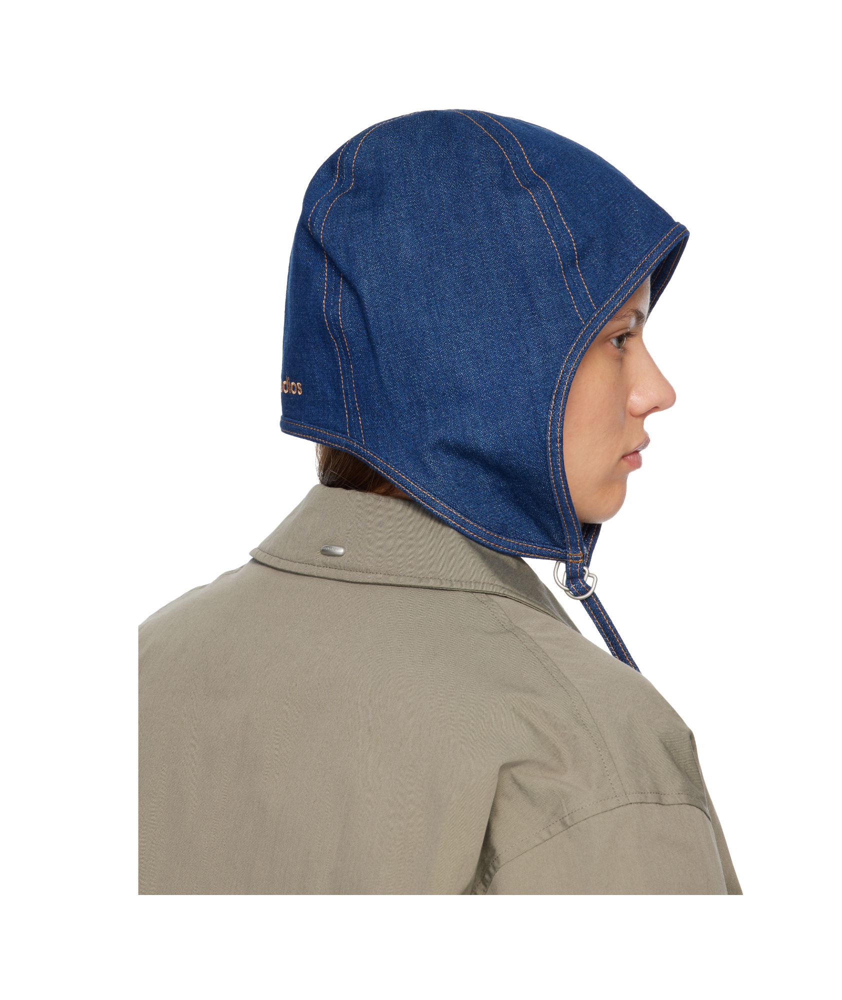 Acne Studios Drawstring Hood In Multi