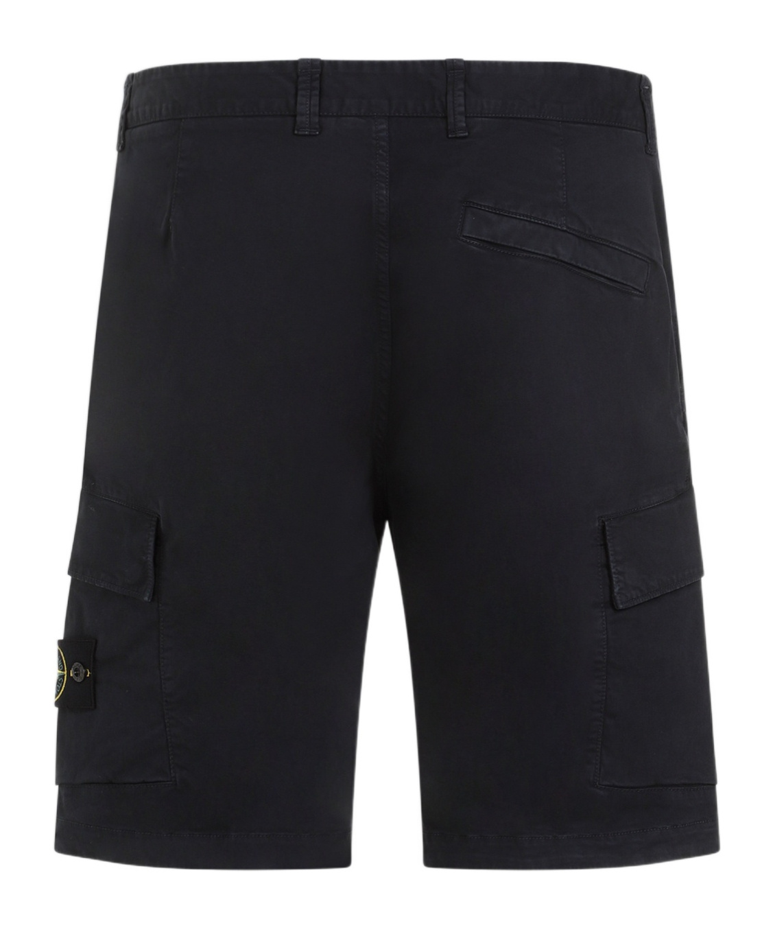 Stone Island Men Slim-fit Cargo Bermuda Shorts With Zip Pockets In Blue