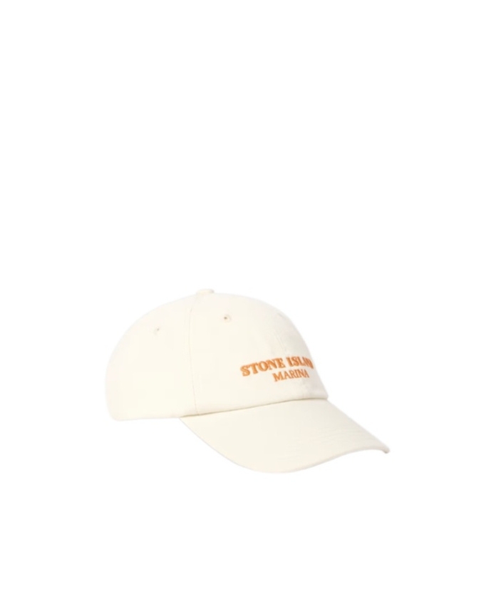 STONE ISLAND LOGO-EMBROIDERED CAP