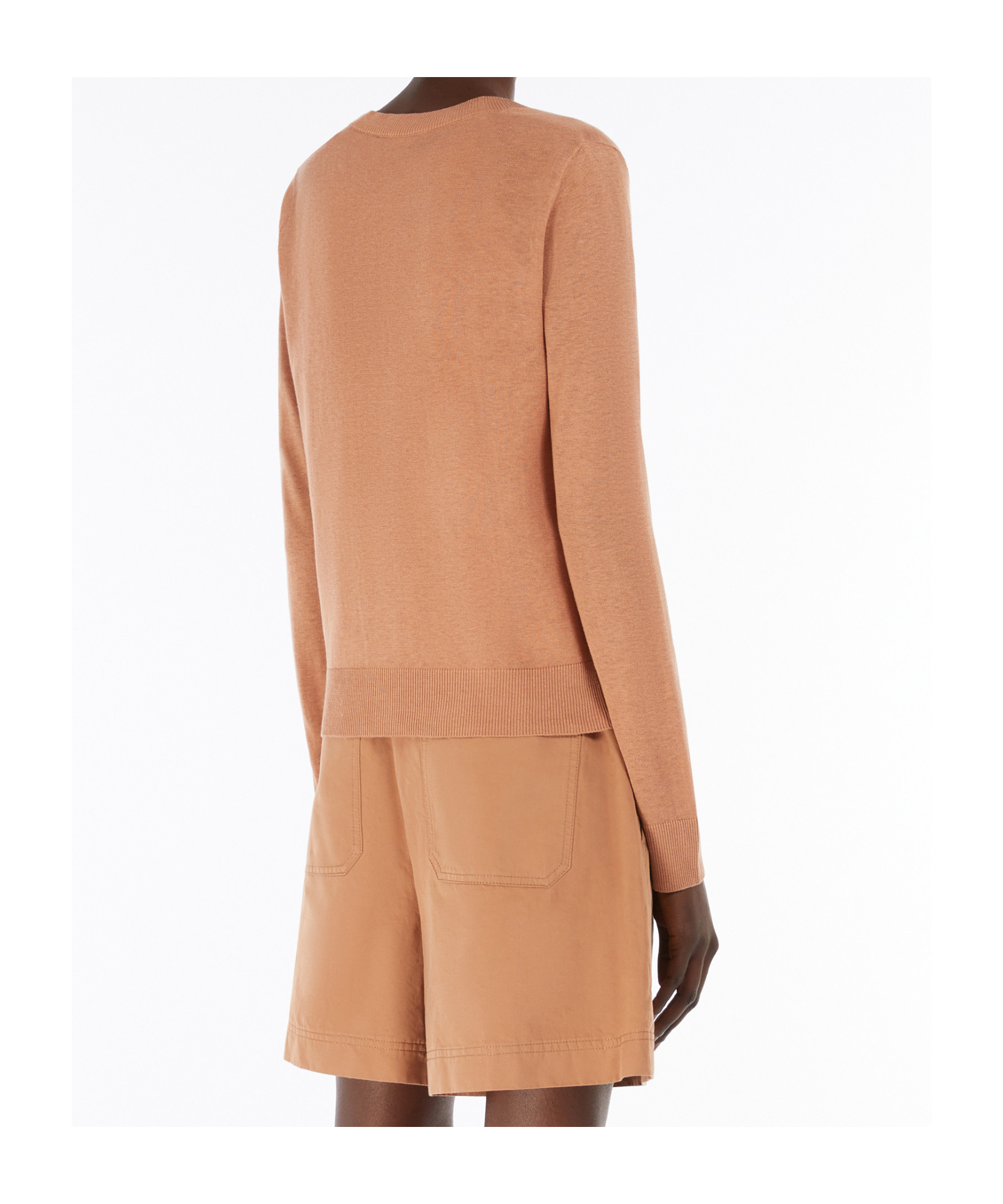 Weekend Max Mara Silk And Linen Yarn Twin Set