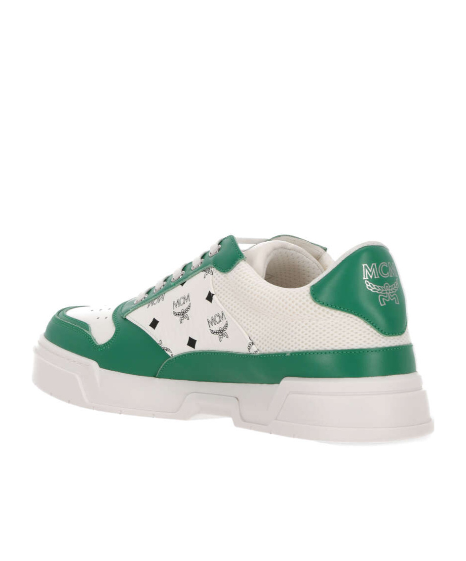 Mcm Logo Logo Low-cut Skate Shoes In White