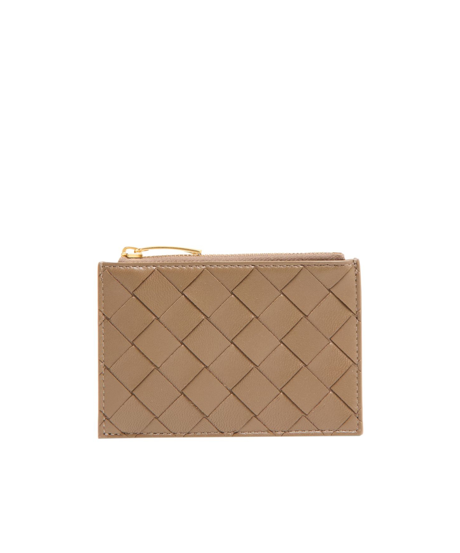BOTTEGA VENETA INTRECCIATO ZIPPED CARDHOLDER