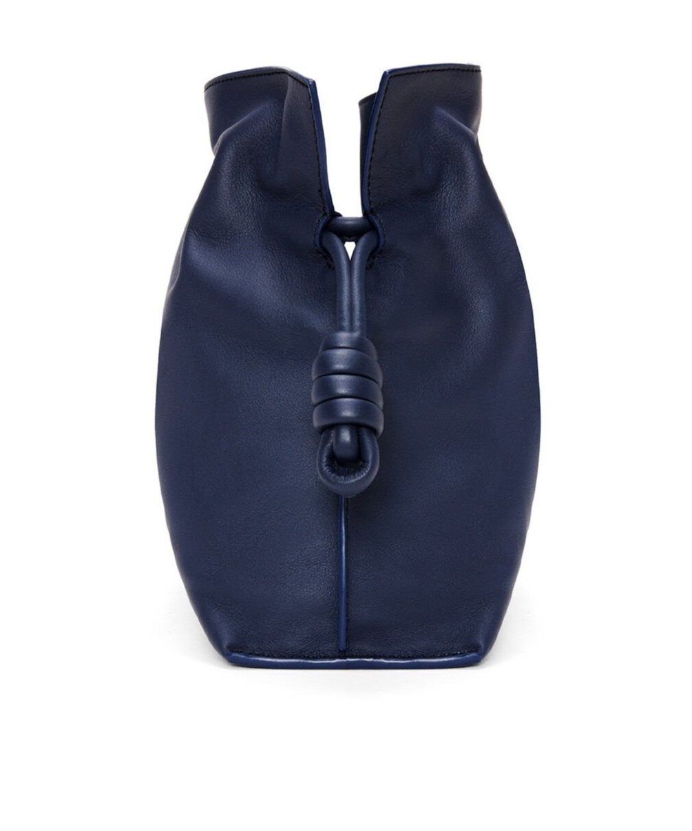 Loewe Medium Flamenco Clutch Bag In Blue