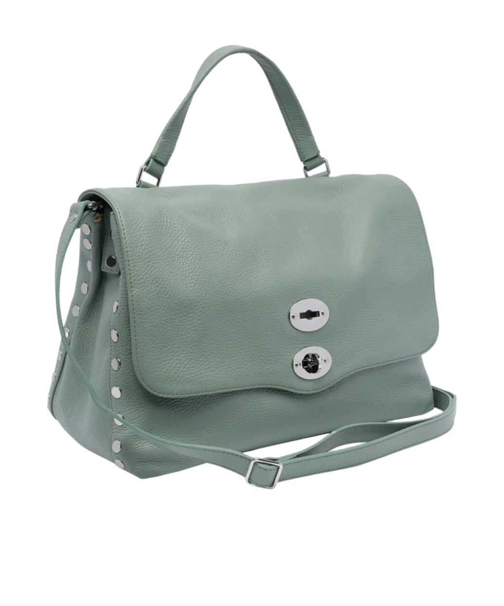 Zanellato Postina Twist-lock Medium Tote Bag In Gray