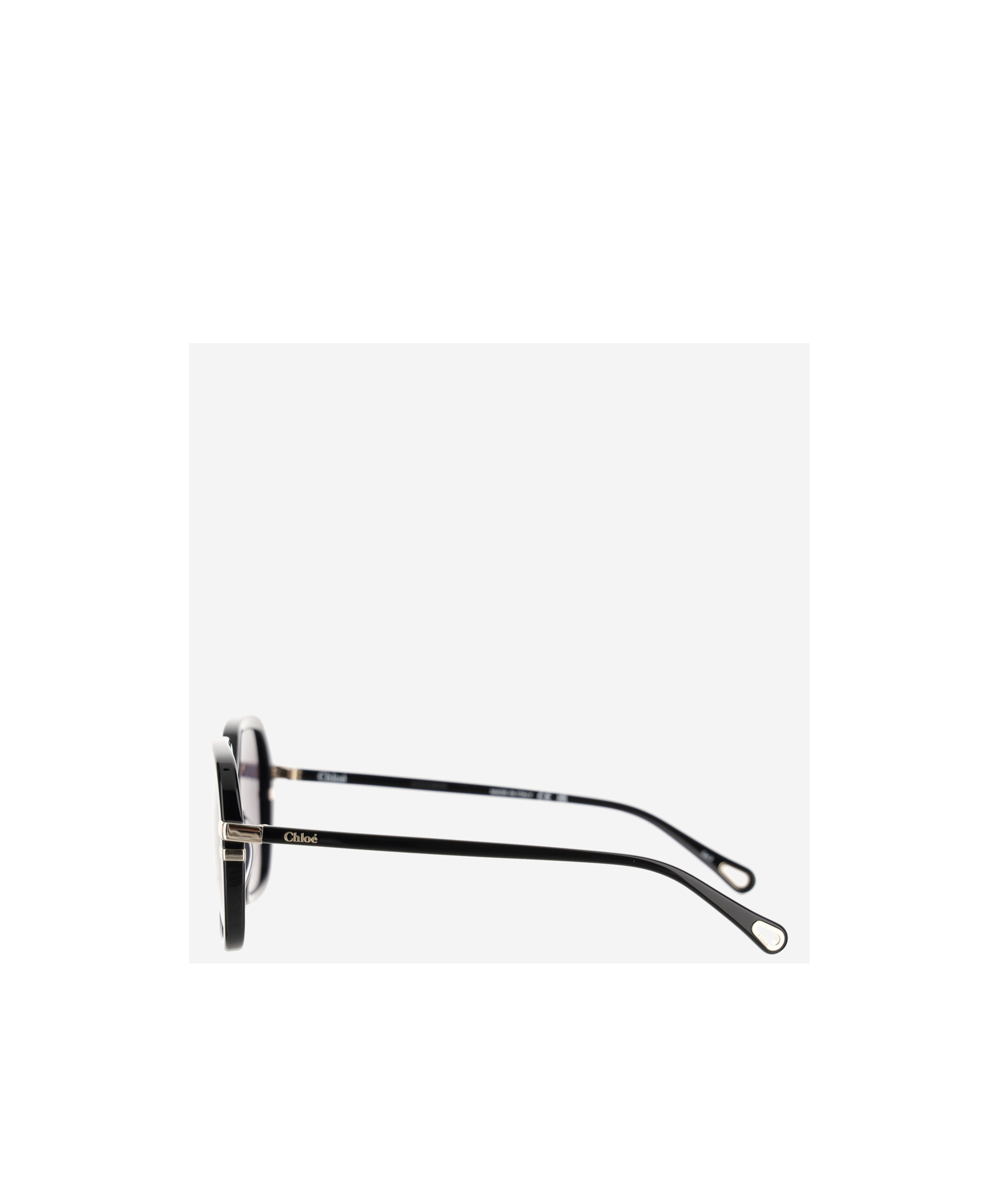 Chloé Rectangle Frame Sunglasses In Gray