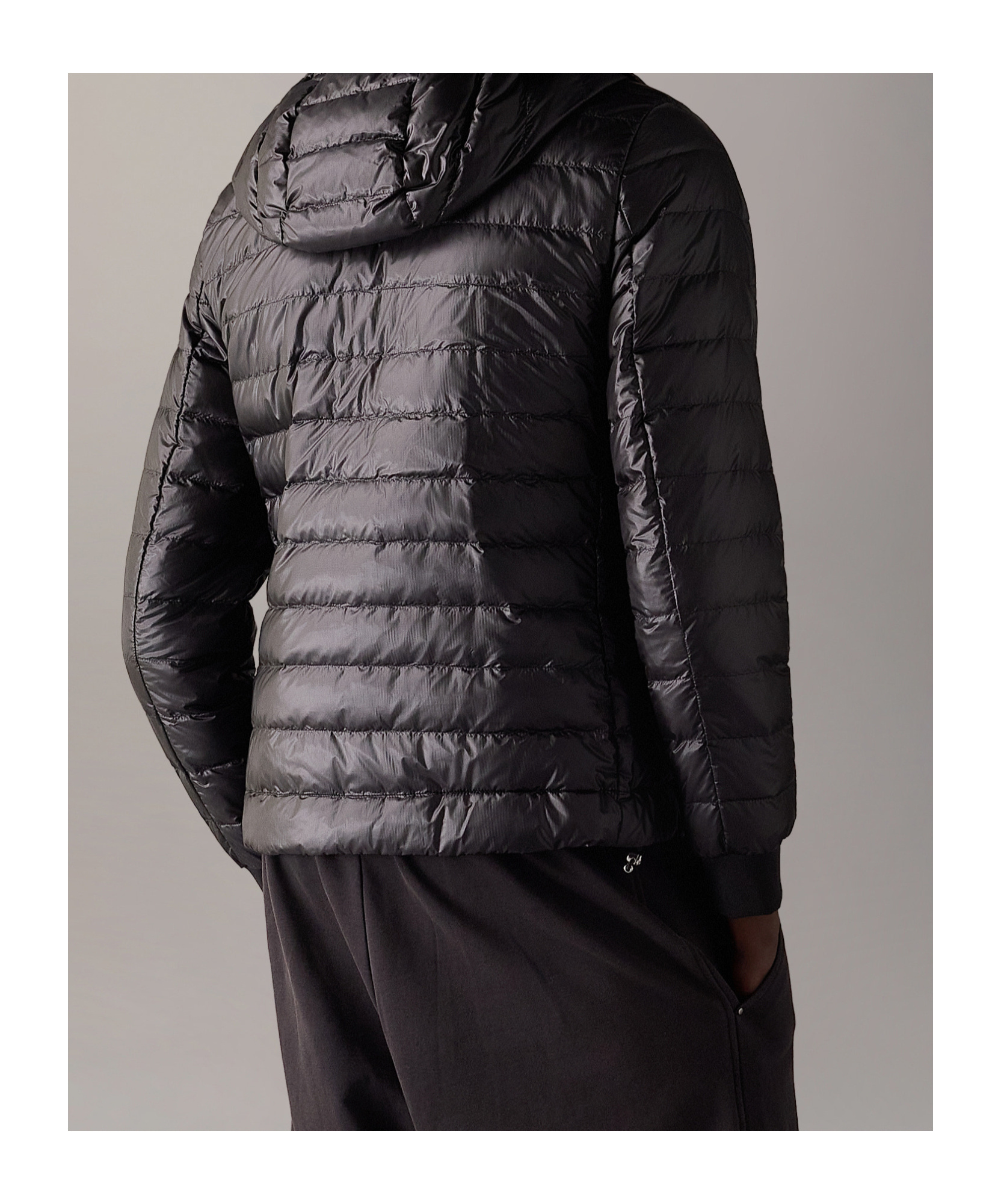 Moose Knuckles Cloud Walker Air Down Jacket In Black