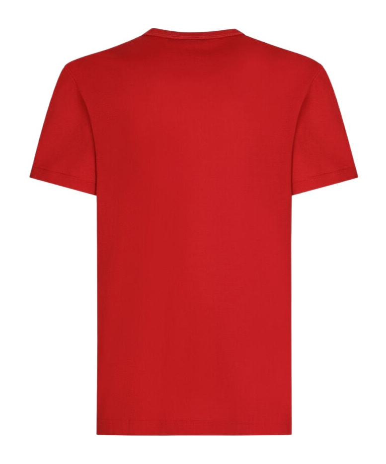 Dolce & Gabbana Men's Cotton Crew-neck T-shirt In Red