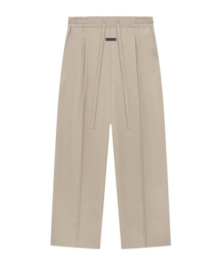 Fear Of God Wide Cargo Trousers In Nude