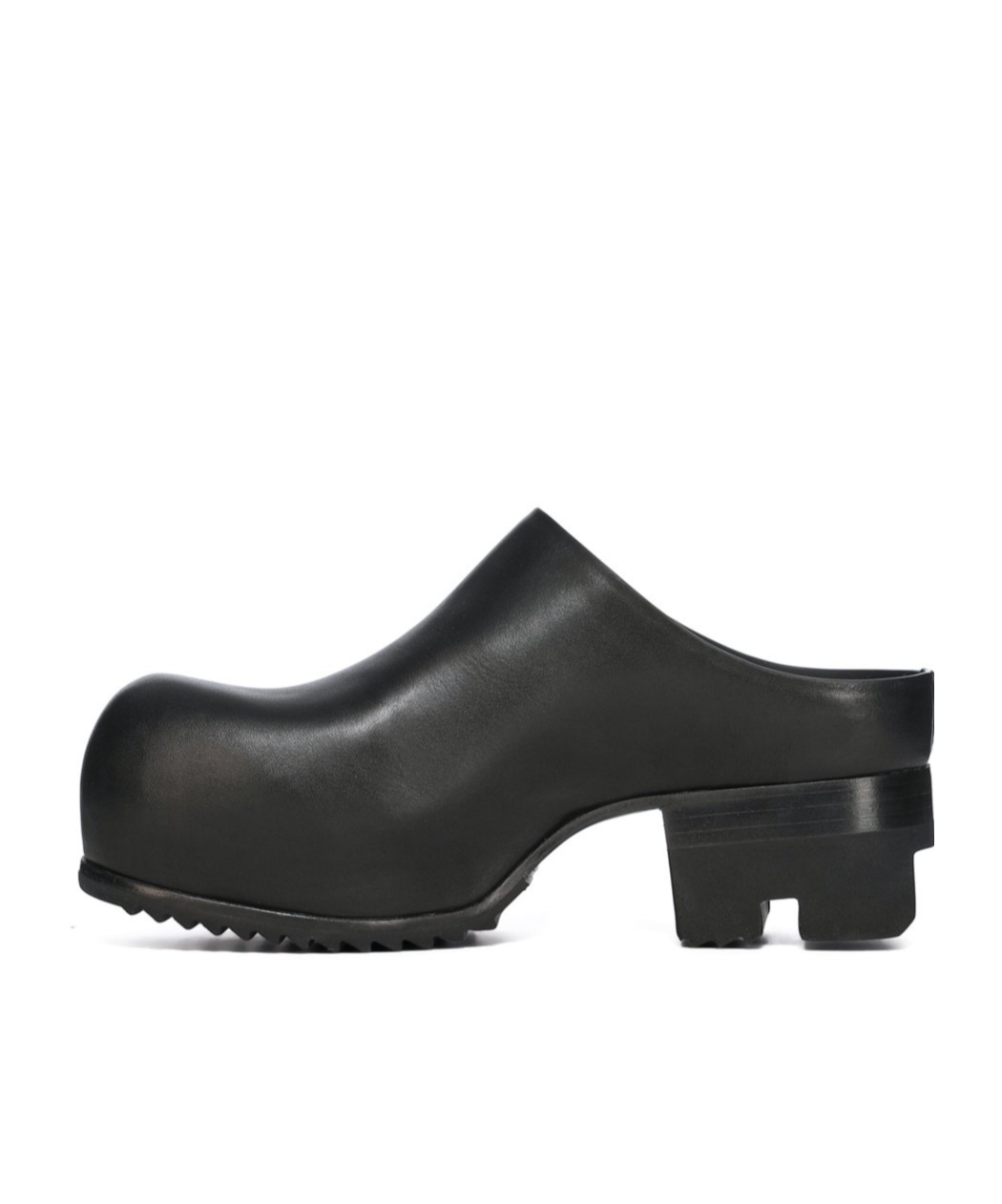 Rick Owens Black Hollywood Ballast Mules In Black