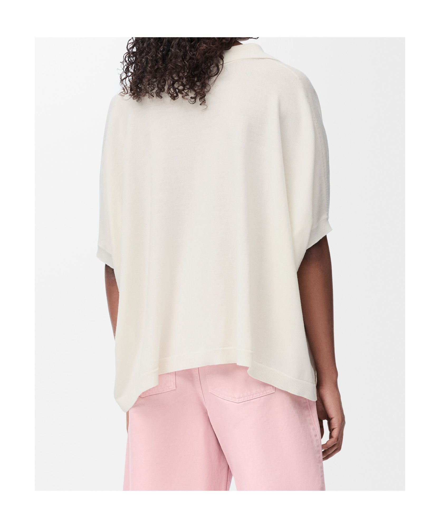Loewe Wool Polo Sweater In White