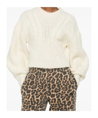 Iro Crew Neck Sweater In White