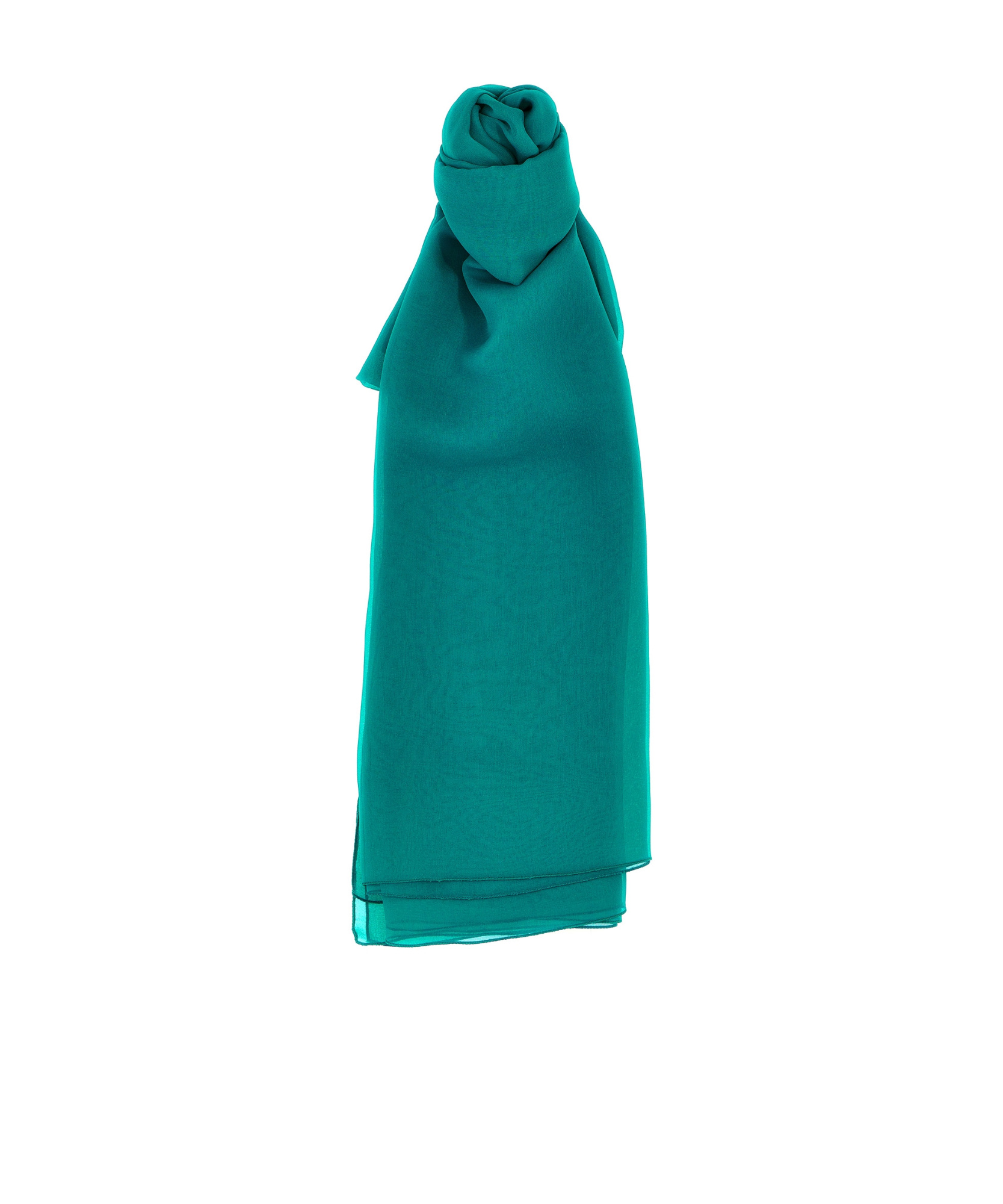 Alberta Ferretti Semi Sheer Scarf In Green