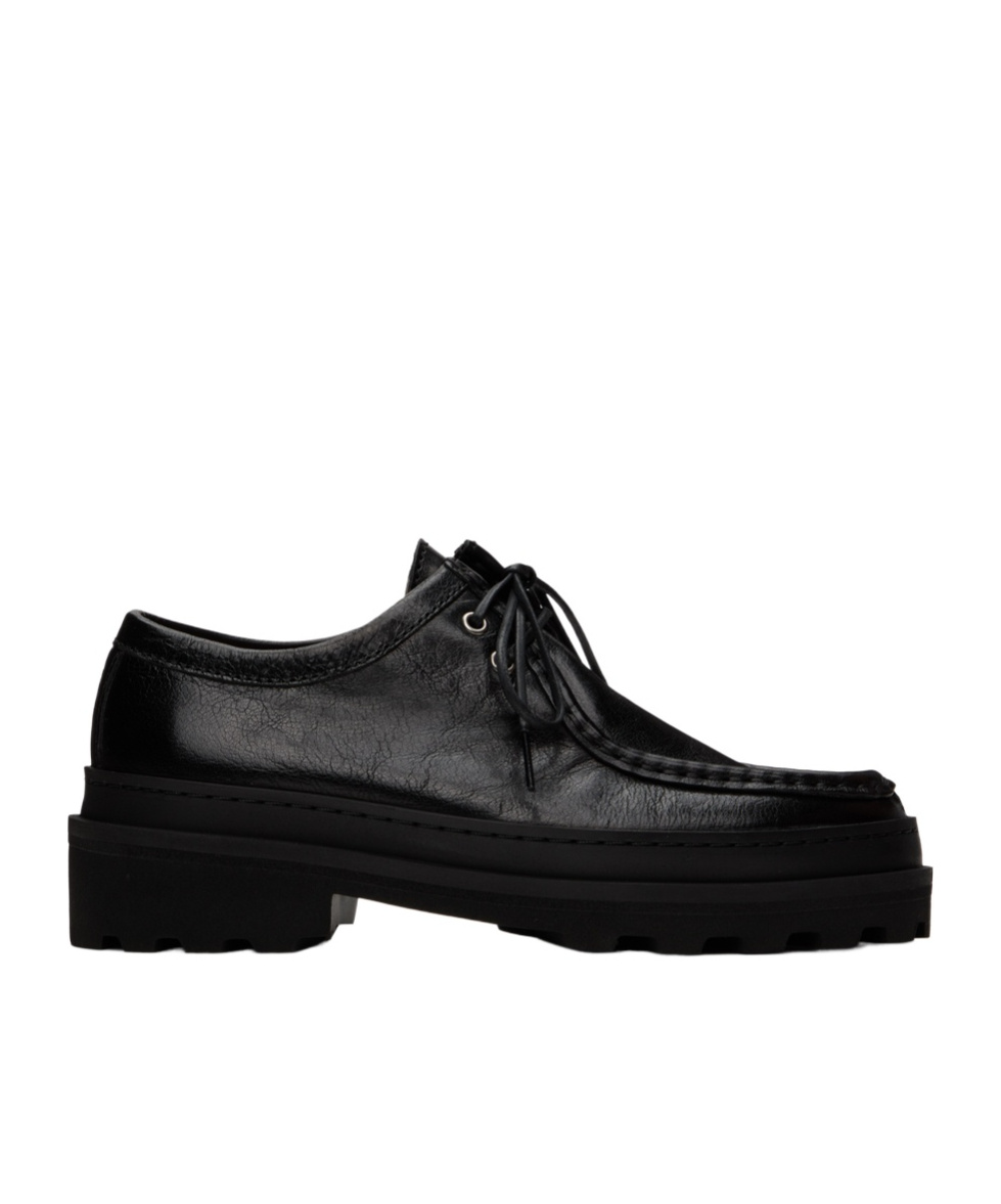 Apc Clem Derby Shoes In Black
