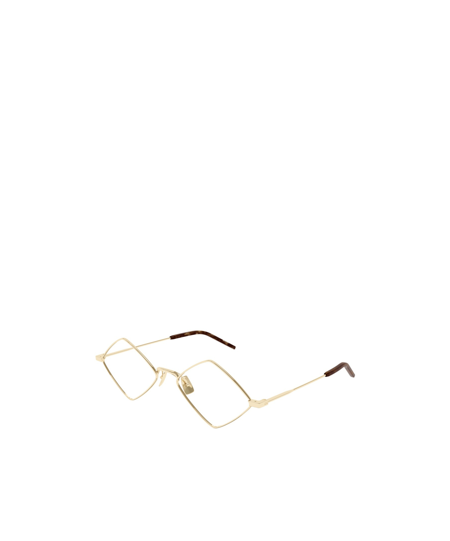 Saint Laurent Sl 302 Lisa Opt 003 Gold Transparent Gloves In Nude