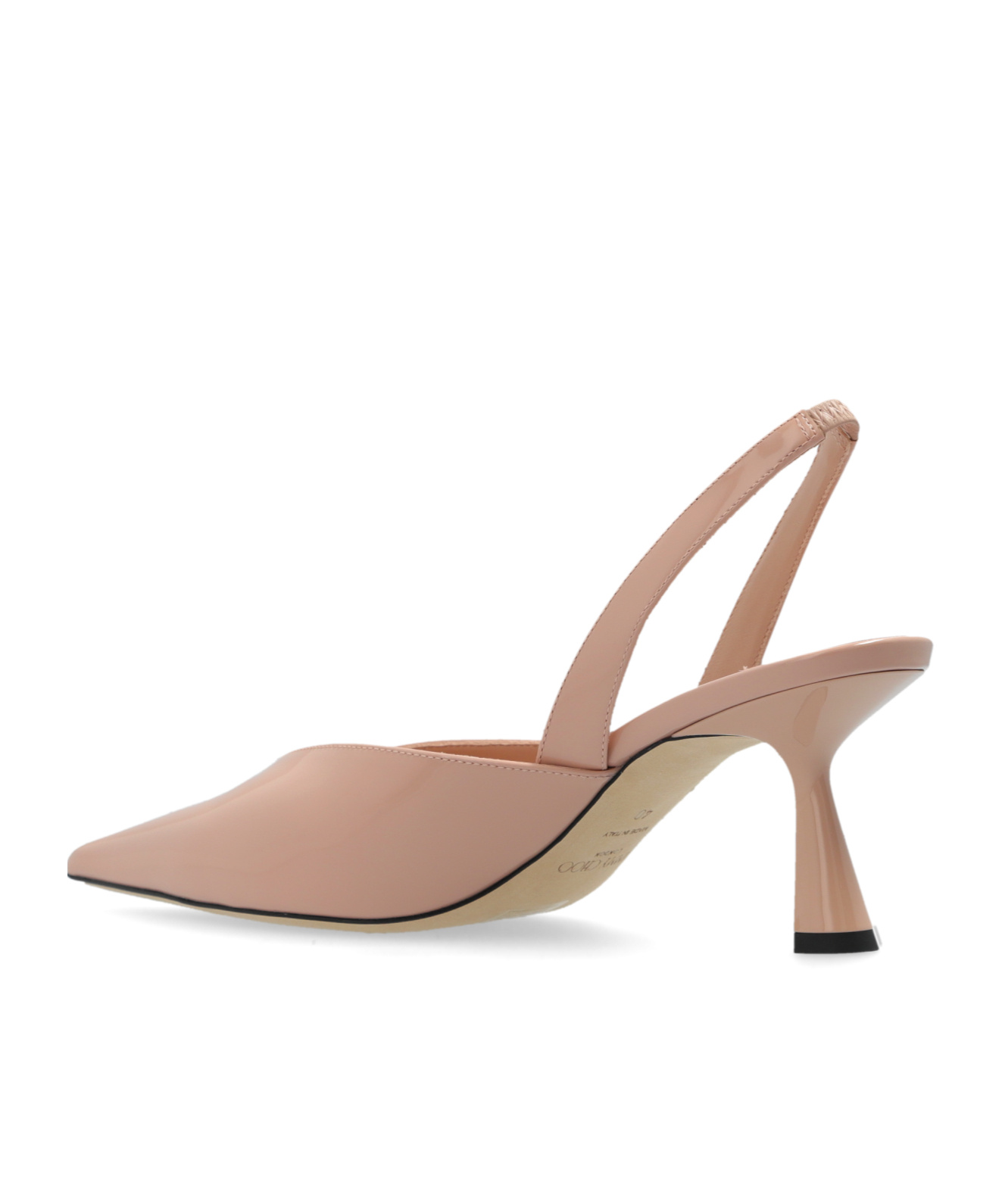 Jimmy Choo Maryanne 65 Leather Slingback Pump In Nude