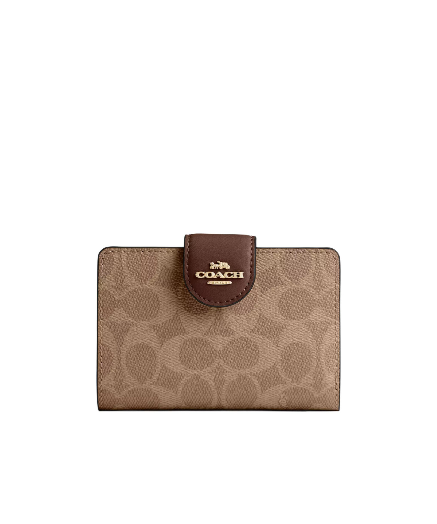 Coach Logo Wallet In Brown