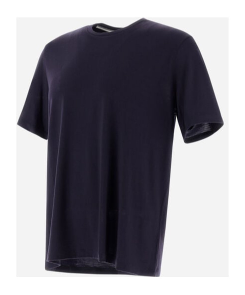 Herno T-shirt In Superfine Cotton Stretch And Light Scuba In Multi