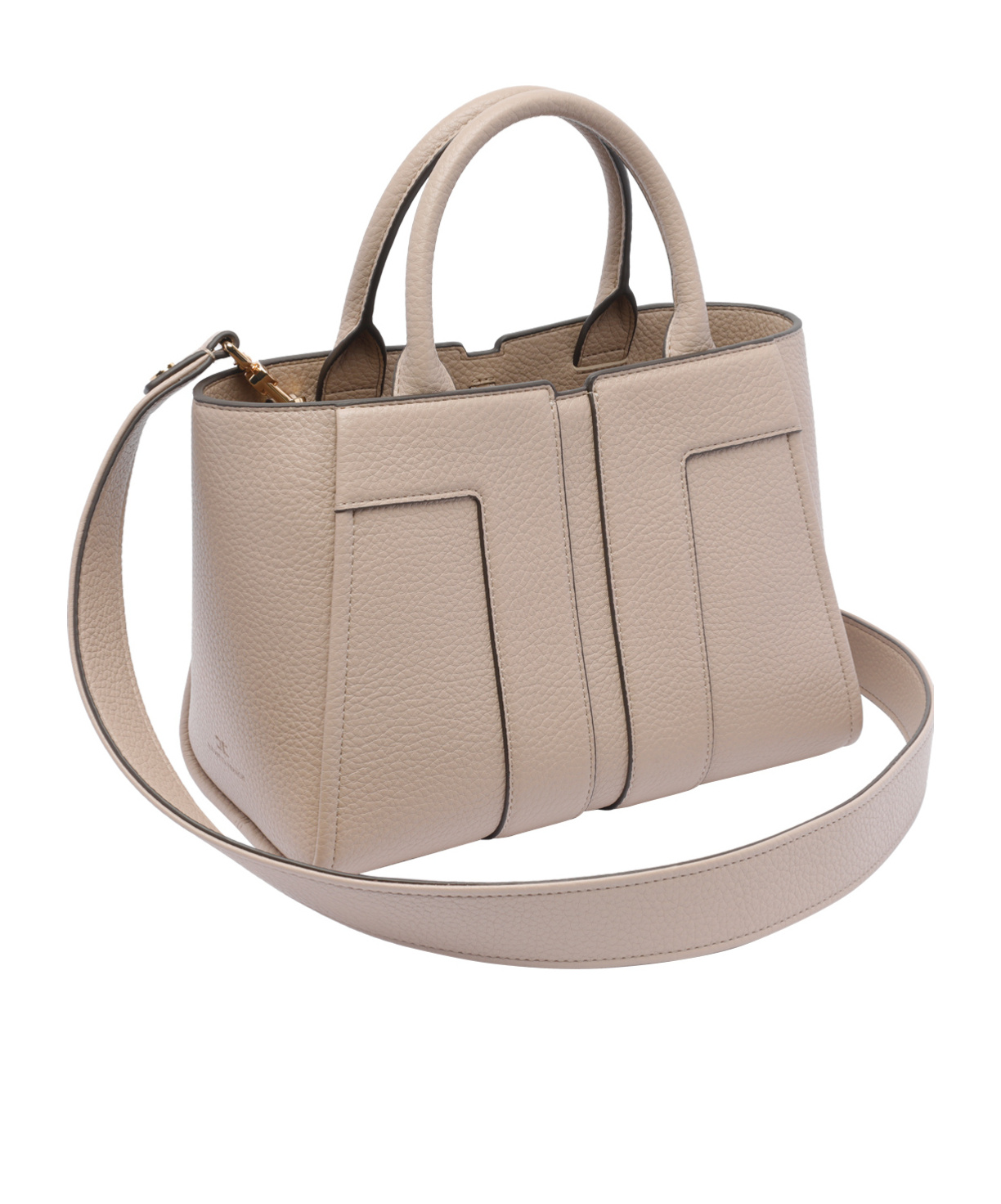 ELISABETTA FRANCHI PEBBLED-TEXTURE TOTE BAG