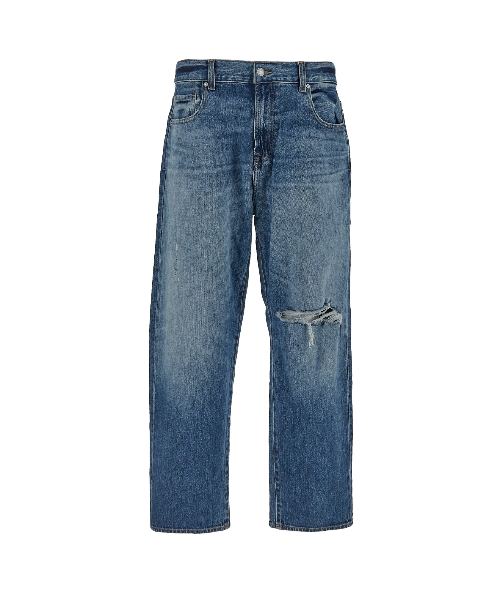7 FOR ALL MANKIND BELT-LOOP JEANS 