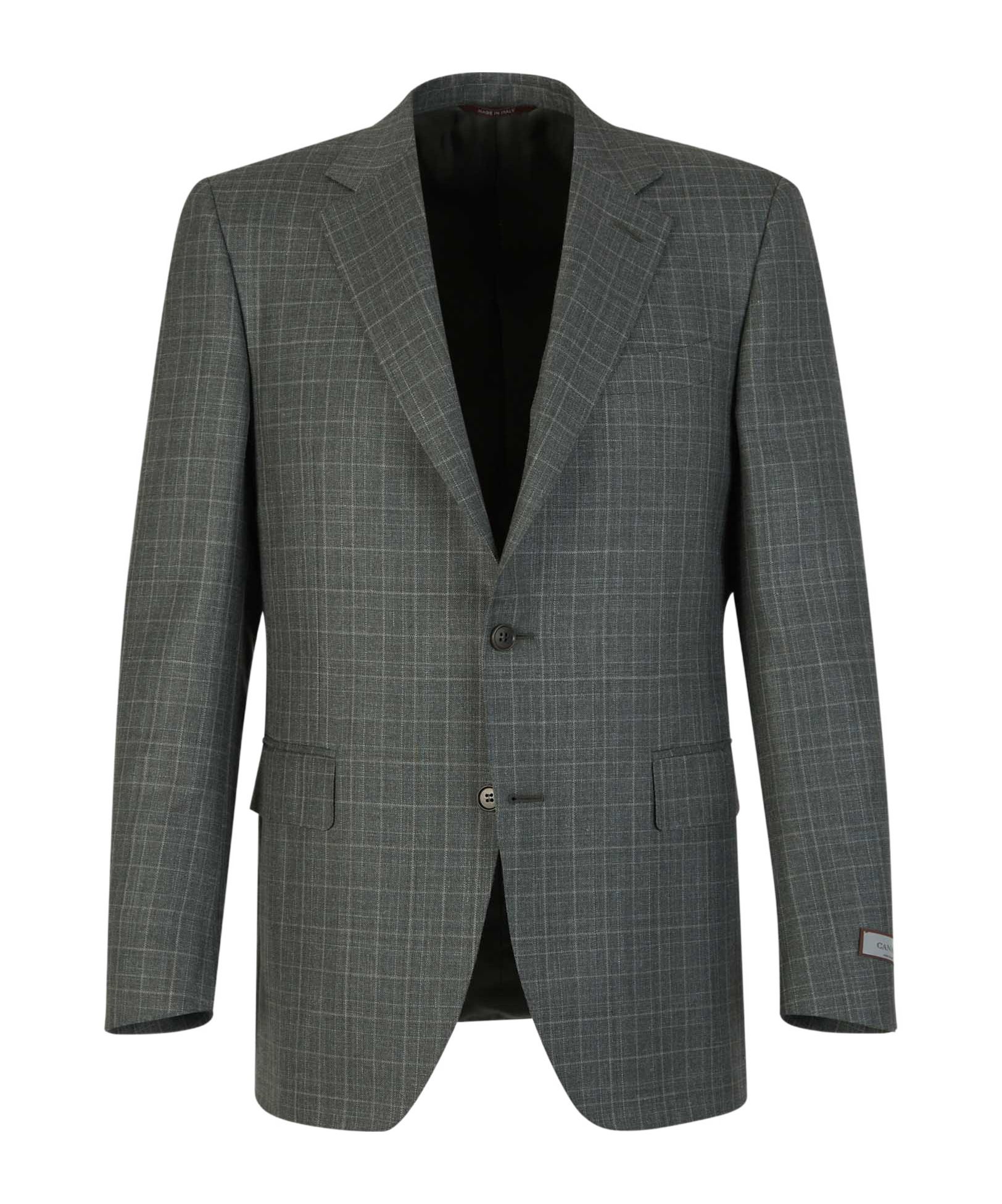 Canali Wool-tweed Blazer In Black