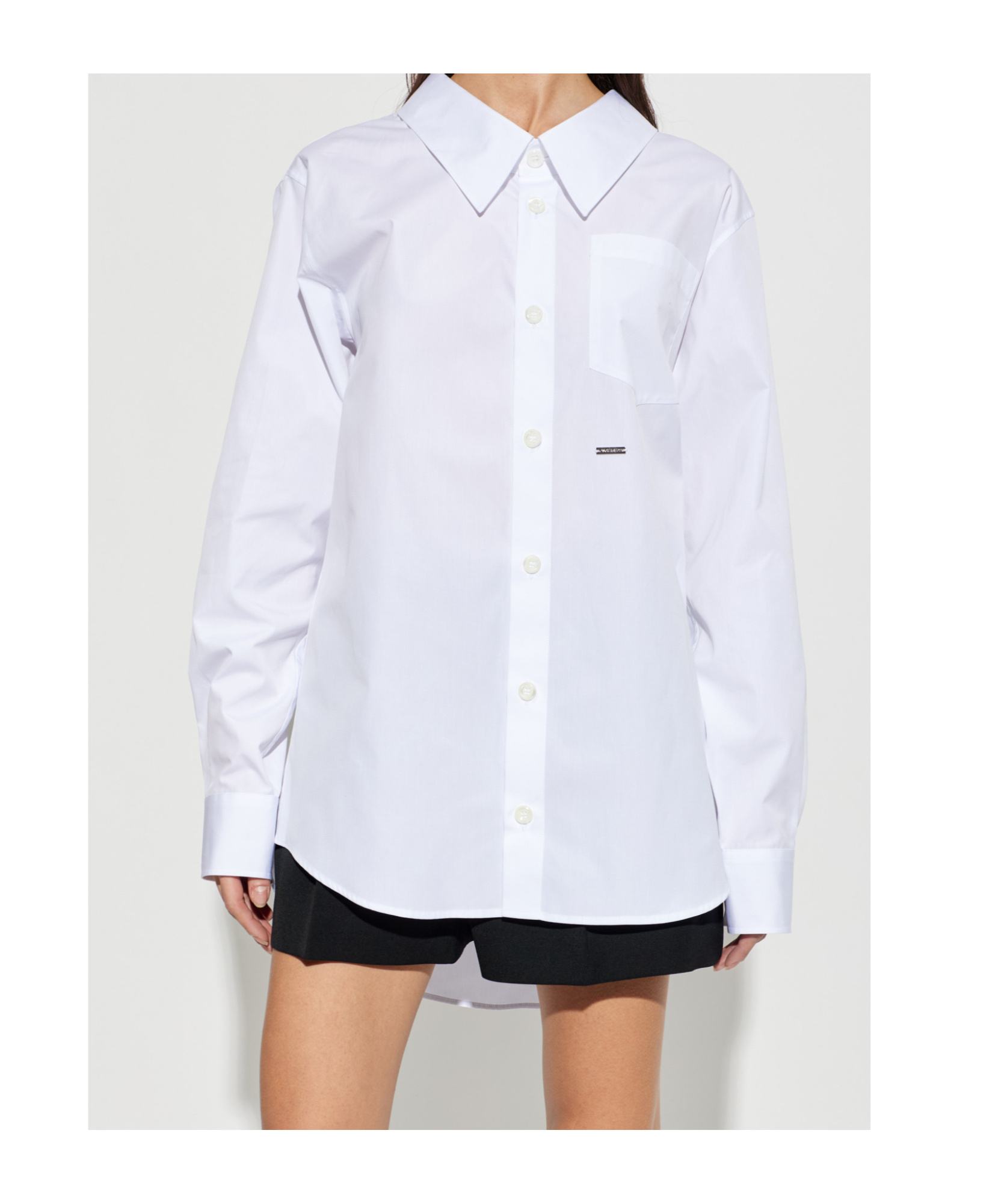 Dsquared2 Long Sleeve Shirt In White