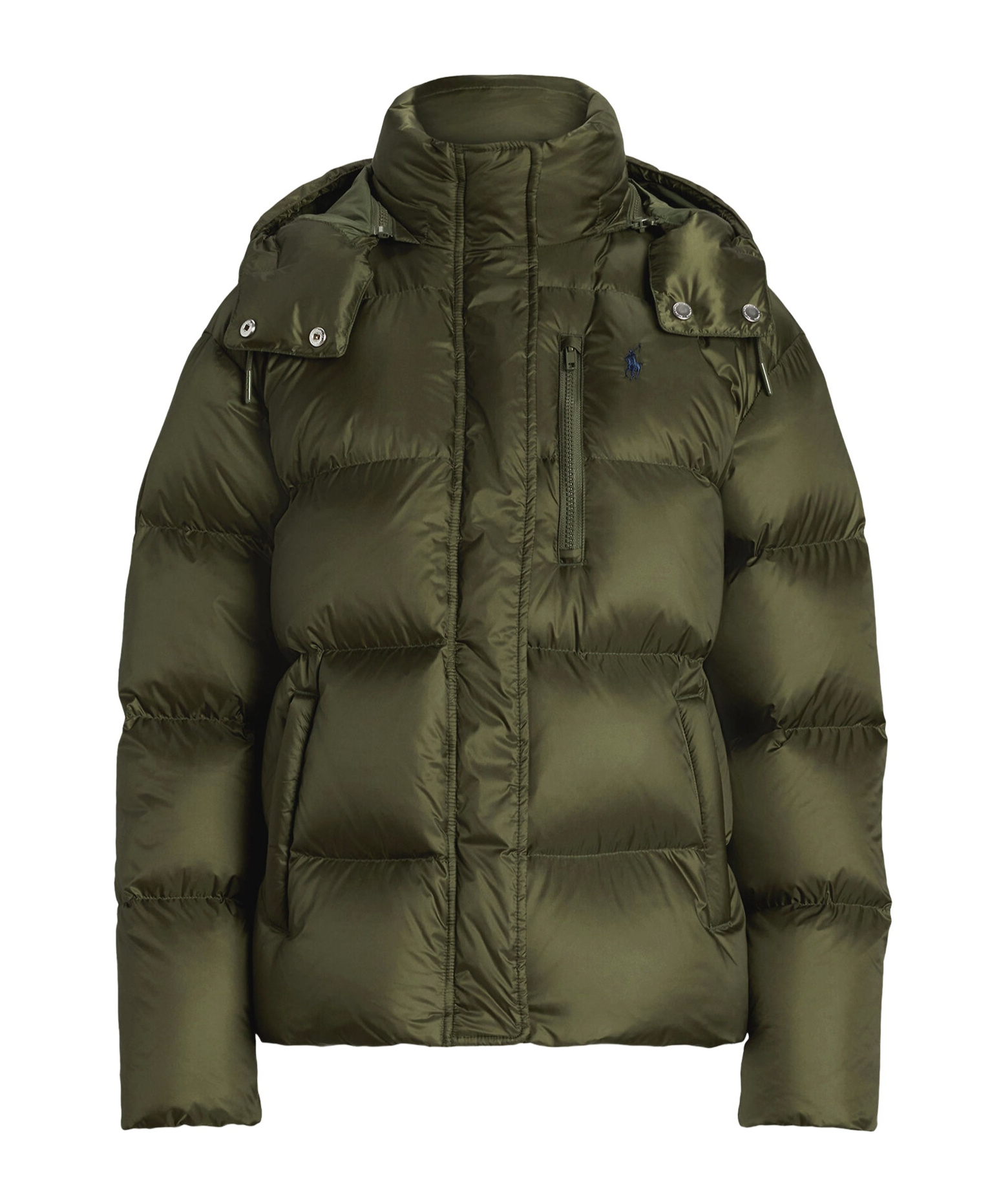 Polo Ralph Lauren Water-repellent Quilted Down Jacket In Green