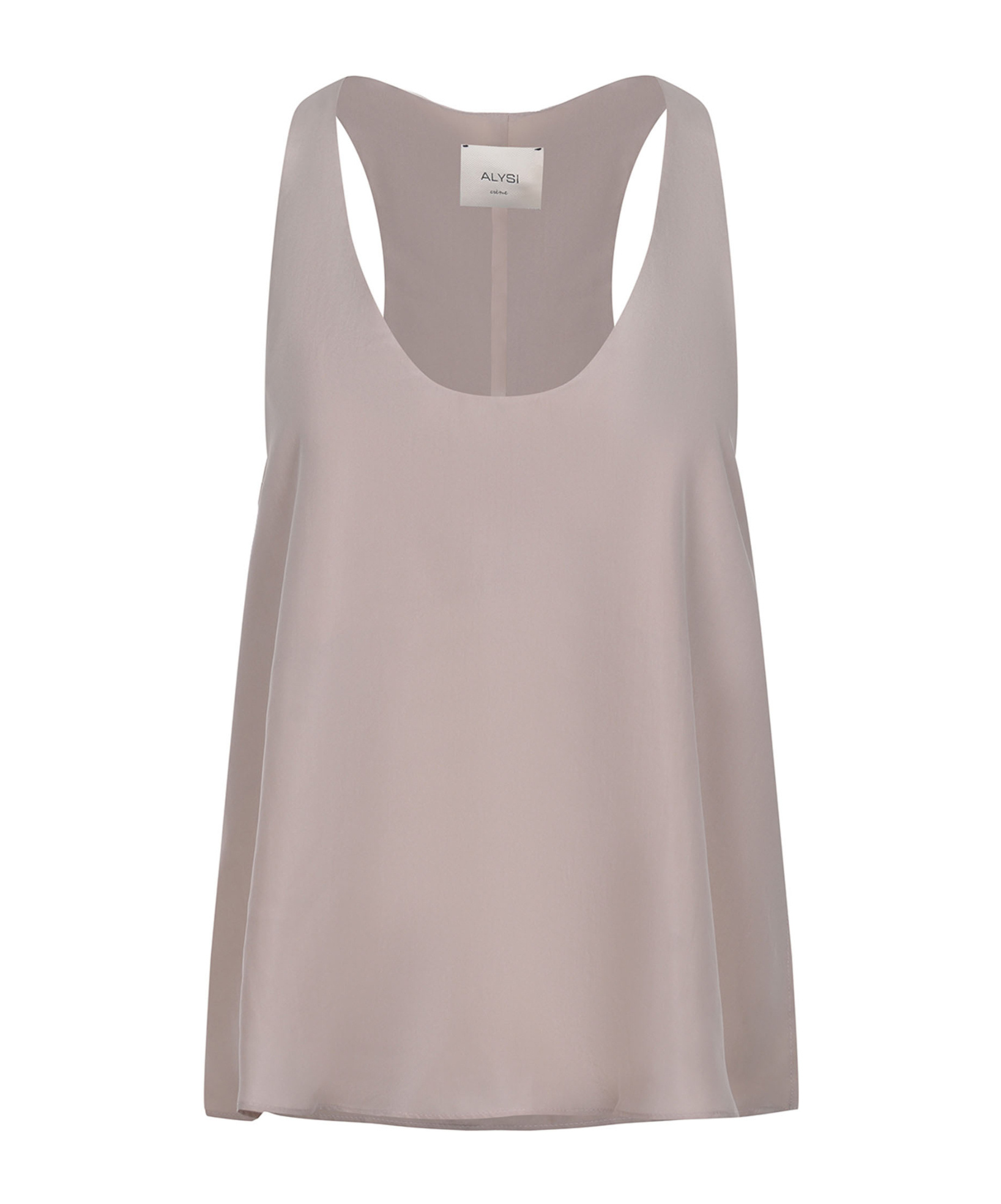 Alysi Sleeveless Tank Top In Brown