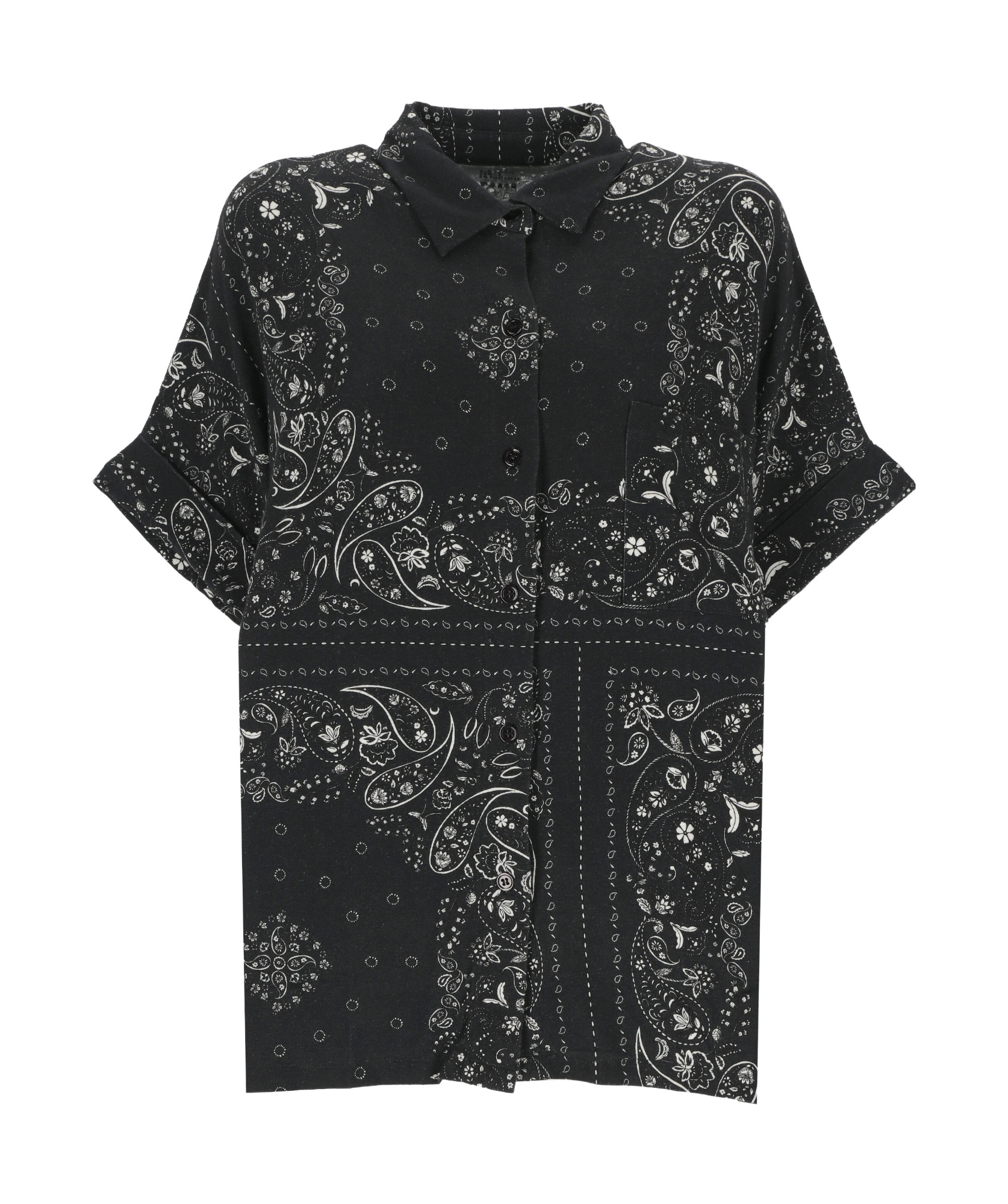 MAJESTIC MAJESTIC FILATURES BANDANA PRINT SHIRT
