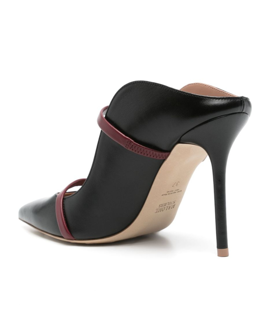 Malone Souliers 100mm Maureen Mules In Black