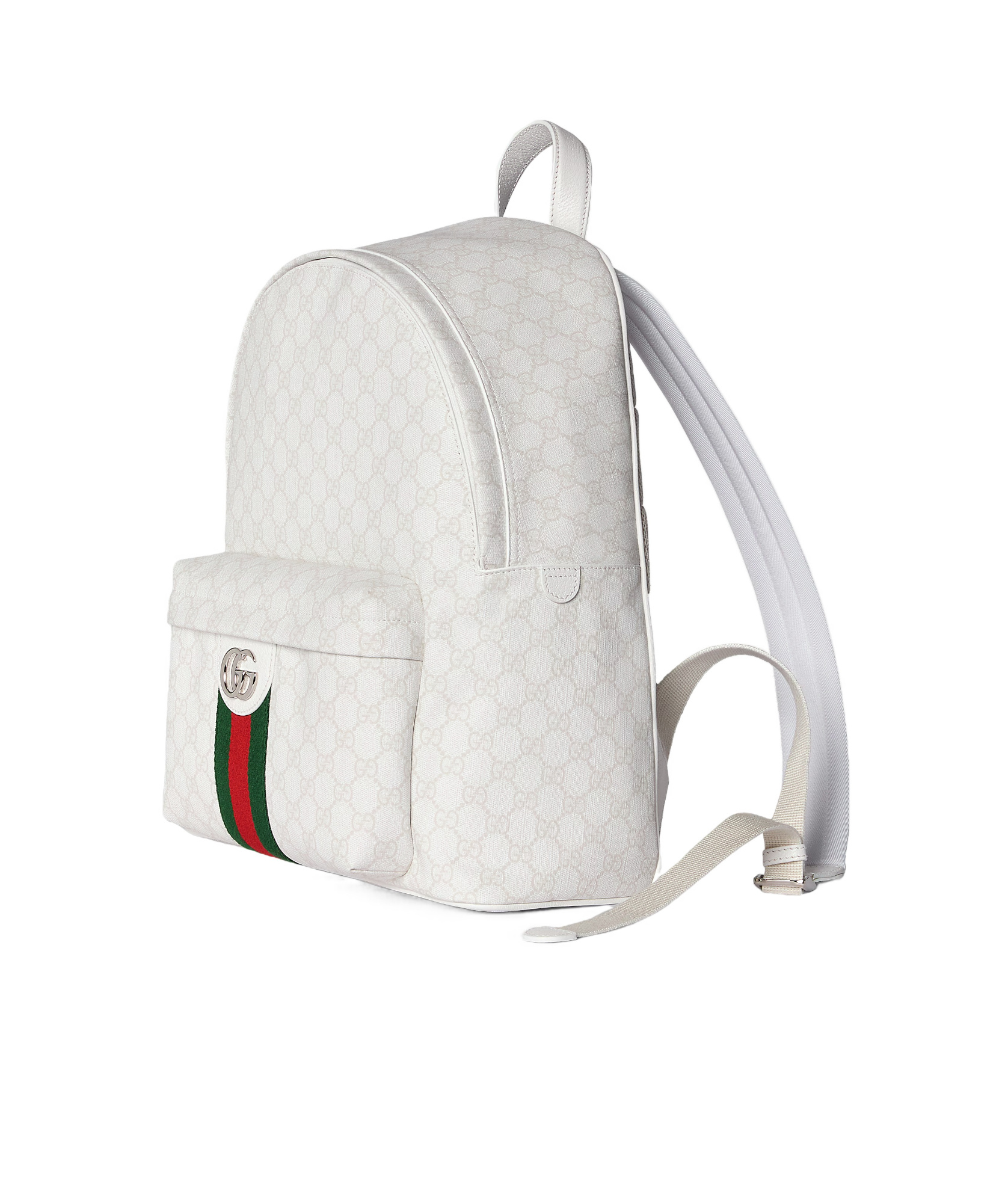 Gucci Ophidia Medium Backpack In White