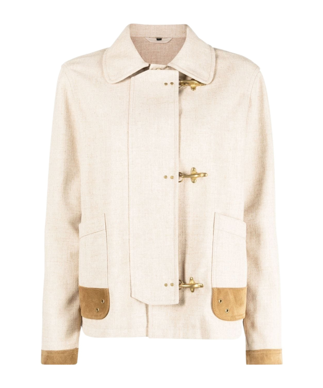 Fay Chaqueta Casual - Beis In White