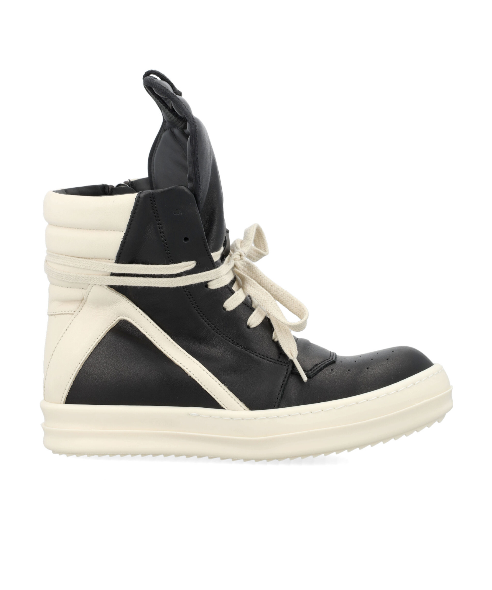 Shop Rick Owens Geobasket Sneakers In Black