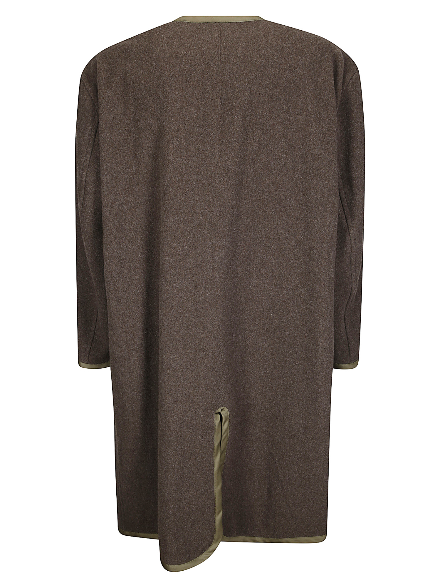 Comme Des Garçons Homme Plus Button-up Panelled Padded Coat In Multi