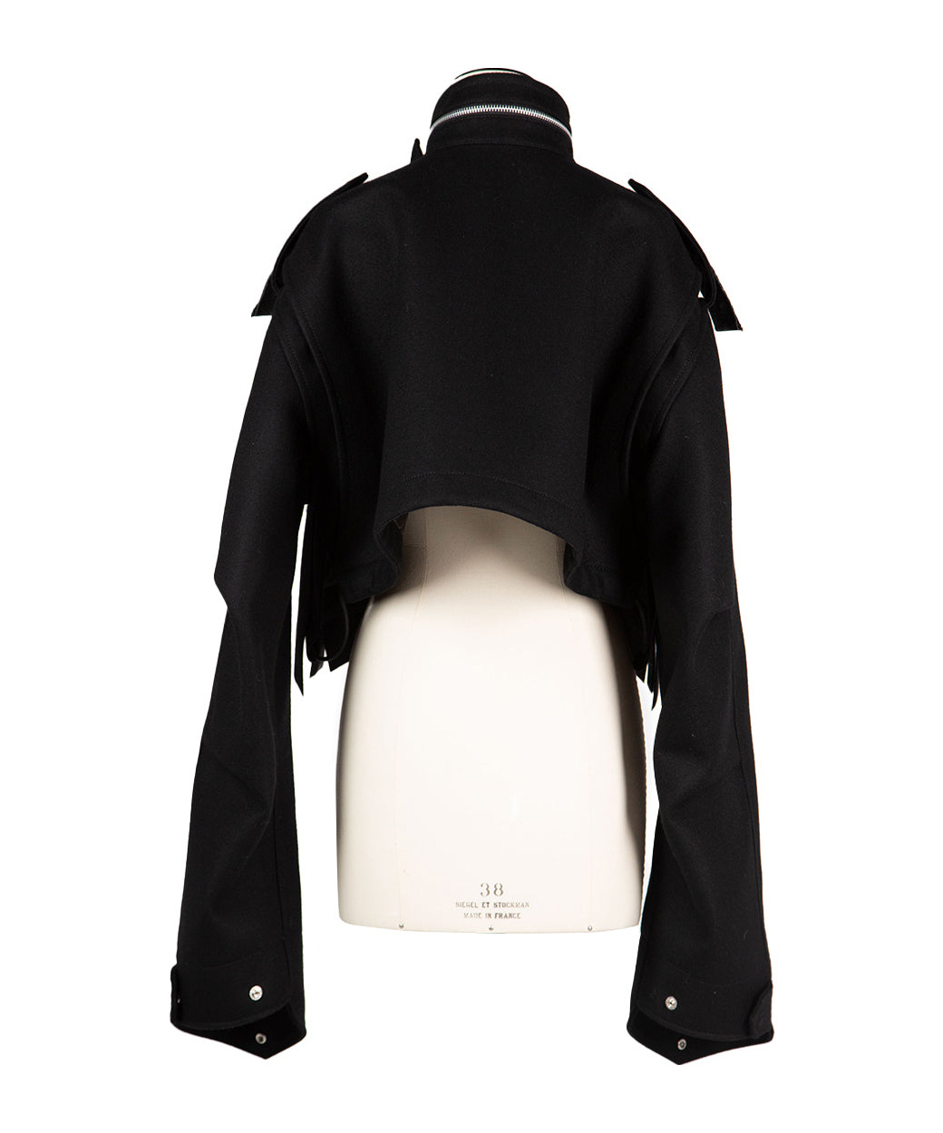 Sacai Long-sleeved Casual Jacket In Black
