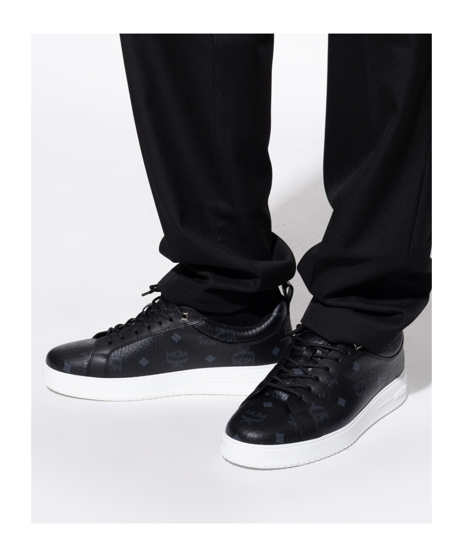 Mcm Sneakers Neo Terrain Lo In Visetos In Black